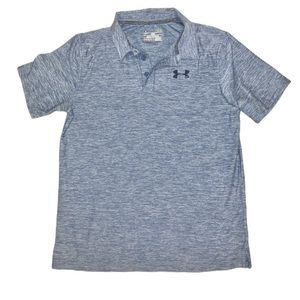 Unde Armour Heat gear Loose Polo Juniors Blue YLG